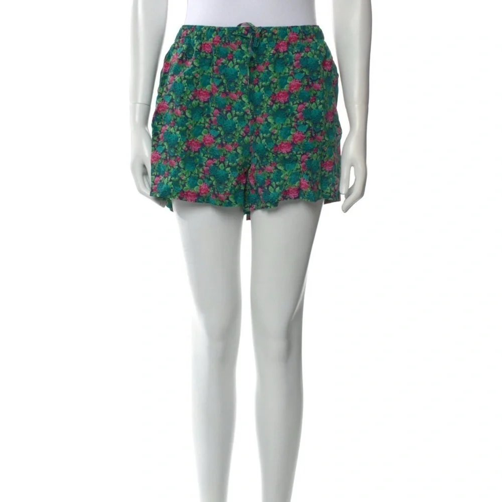 Gucci Floral Green and Pink Women's Shorts